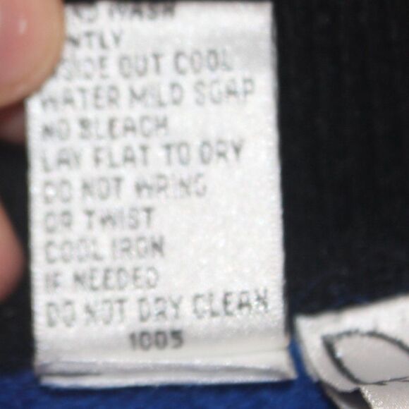 Vintage Rafaella Blue Cardigan Sweater Angora Rabbit Hair /Lambswool Women Large - Picture 9 of 13